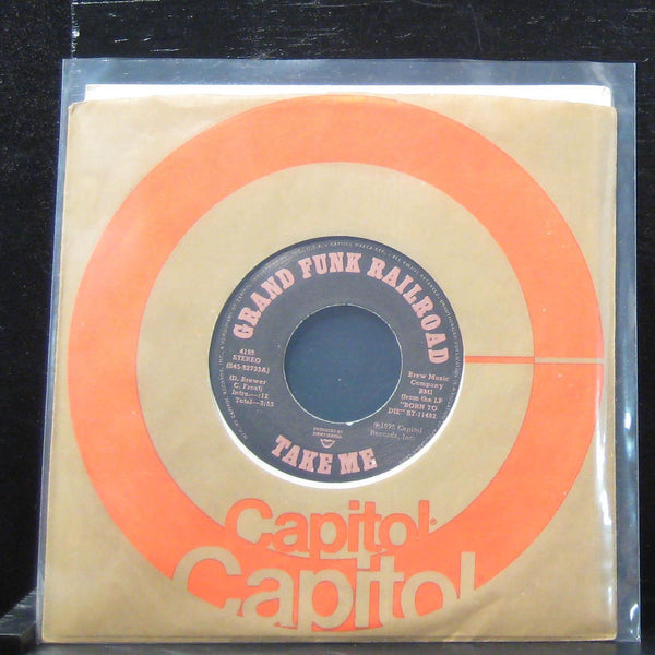 Grand Funk Railroad - Take Me / Genevieve 7" VG+ 4199 Vinyl 45 Capitol - Shuga Records