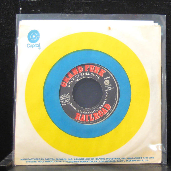 Grand Funk Railroad - Rock N Roll Soul 7" Mint- 3363 Vinyl 45 Capitol - Shuga Records