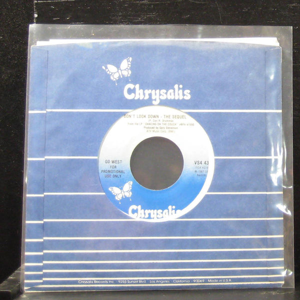 Go West - Don't Look Down - The Sequel 7" Mint- VS4 43141 Vinyl 45 Promo - Shuga Records