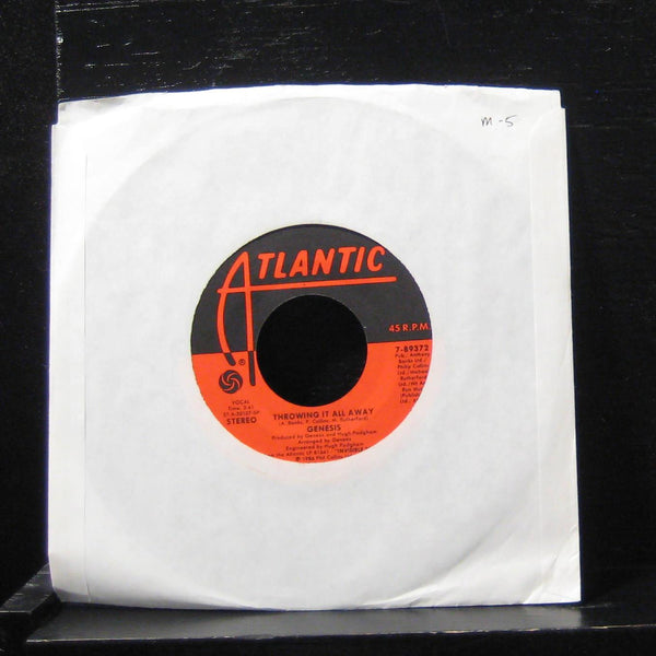 Genesis - Throwing It All Away / Do The Neurotic 7" Mint- 7-89372 Vinyl 45 - Shuga Records