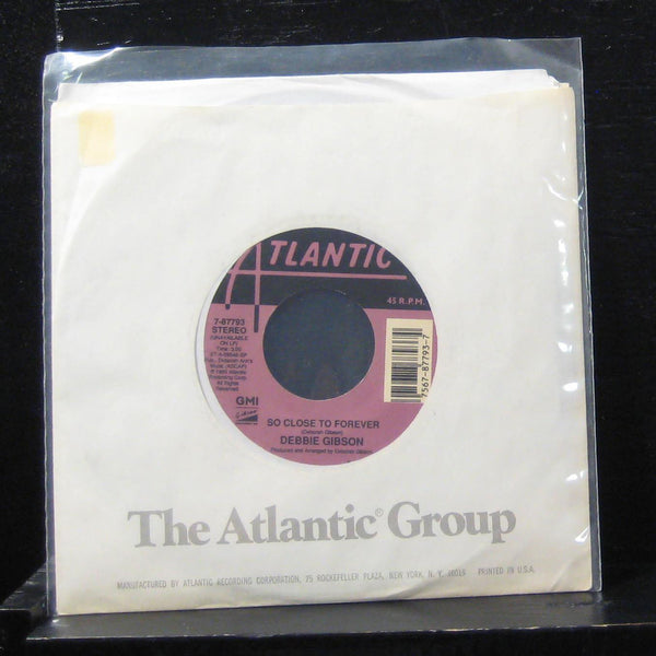 Debbie Gibson - Anything Is Possible 7" Mint- 7-87793 Vinyl 45 Atlantic - Shuga Records