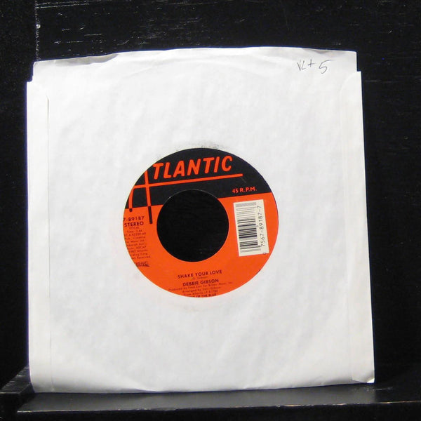 Debbie Gibson - Shake Your Love / Shake Your Love 7" VG+ 7-89187 Vinyl 45 - Shuga Records