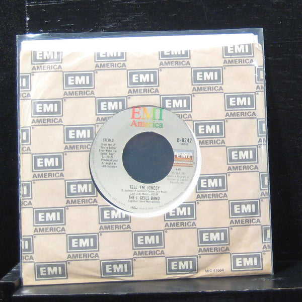 The J. Geils Band - Concealed Weapons 7" VG+ B-8242 Vinyl 45 EMI - Shuga Records