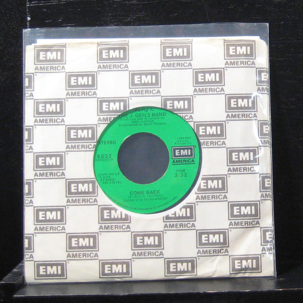 The J. Geils Band - Come Back / Takin You Down 7" Mint- 8032 Vinyl 45 EMI - Shuga Records