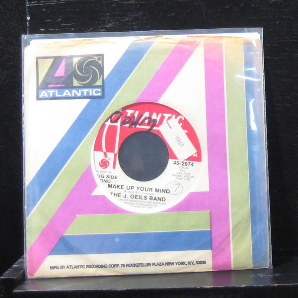 The J. Geils Band - Make Up Your Mind 7" VG+ 45-2974 Vinyl 45 Promo - Shuga Records