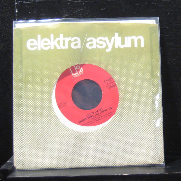 David Gates - Where Does The Lovin Go / Starship Ride 7" VG+ E-46588 Vinyl 45 - Shuga Records