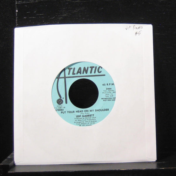 Leif Garrett - Put Your Head On My Shoulder 7" VG+ 3466 Vinyl 45 Promo - Shuga Records