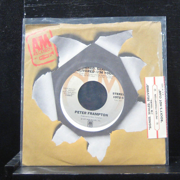 Peter Frampton - Signed, Sealed, Delivered (I'm Yours) 7" VG+ 1972-S Vinyl 45 - Shuga Records