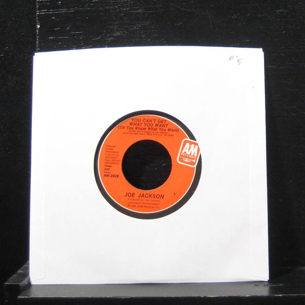 Joe Jackson - You Can't Get What You Want 7" Mint- AM-2628 Vinyl 45 - Shuga Records