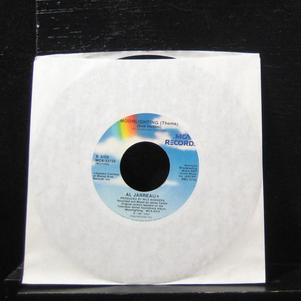 Al Jarreau - Moonlighting / Dub 7" Mint- MCA-53124 Vinyl 45 MCA - Shuga Records