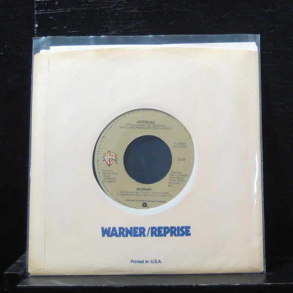 Jarreau - Mornin Mono / Stereo 7" Mint- 7-29720 Vinyl 45 1983 - Shuga Records