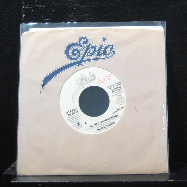 Michael Jackson - The Way You Make Me Feel 7" Mint- 34-07645 Vinyl 45 Promo - Shuga Records