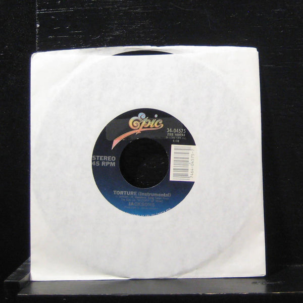 Jacksons - Torture / Instrumental 7" VG+ 34-04575 Vinyl 45 Epic 1984 - Shuga Records