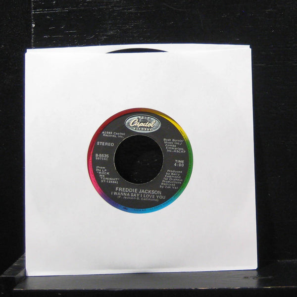 Freddie Jackson He'll Never Love You Live I Do 7" Mint- B-5535  Vinyl 45 - Shuga Records