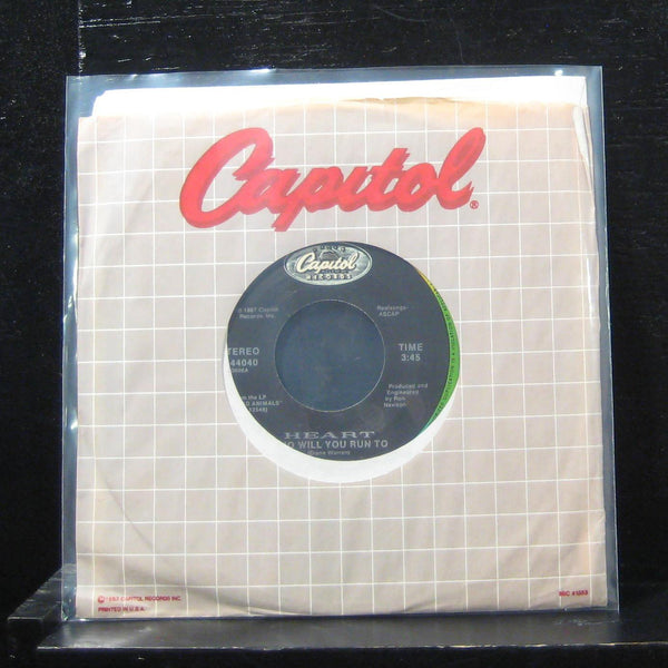 Heart - Who Will You Run To / Magic Man 7" Mint- B-44040  Vinyl 45 - Shuga Records