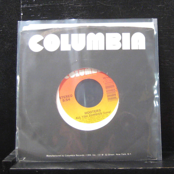 Hooters - All You Zombies / Nerous Night 7" Mint- 38-04854 Vinyl 45 - Shuga Records
