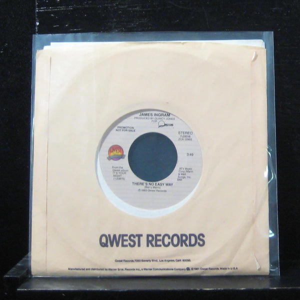James Ingram - There's No Easy Way 7" Mint- 7-29316 Vinyl 45 Promo - Shuga Records