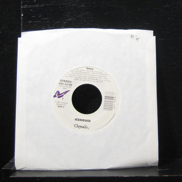 Icehouse - Crazy / No Promises (Live) 7" Mint- VS4 43156 Vinyl 45 Chrysalis - Shuga Records