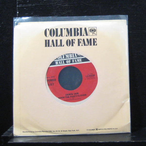 Janis Ian - At Seventeen / When The Party's Over 7" VG+ 13-33328 Vinyl 45 - Shuga Records