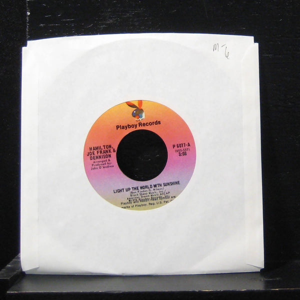Hamilton, Joe Frank & Dennison Light Up The World 7" mint-  P 6077 Vinyl 45 - Shuga Records