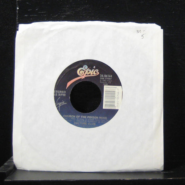 Culture Club - Church Of The Poison Mind / Myster Boy 7" Mint- 34-04144 Vinyl 45 - Shuga Records