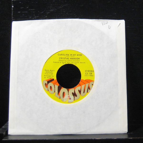 Crystal Mansion - Carolina In My Mind / If I Live 7" VG+ CS 128 Vinyl 45 1970 - Shuga Records