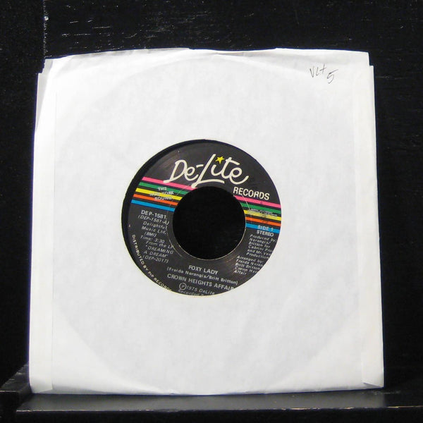 Crown Heights - Affair Foxy Lady / Picture Show 7" VG+ DEP-1581 Vinyl 45 - Shuga Records