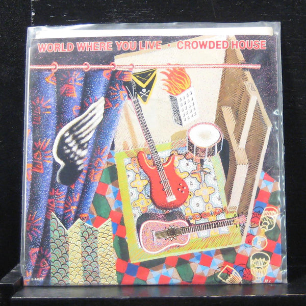 Crowded House - World Where You Live 7" VG+ B-44033 Vinyl 45 Promo - Shuga Records