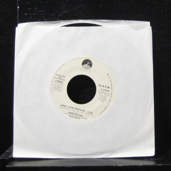 Josie Cotton - Jimmy Loves Maryann 7" VG+ 7-69748 Vinyl 45 Promo - Shuga Records