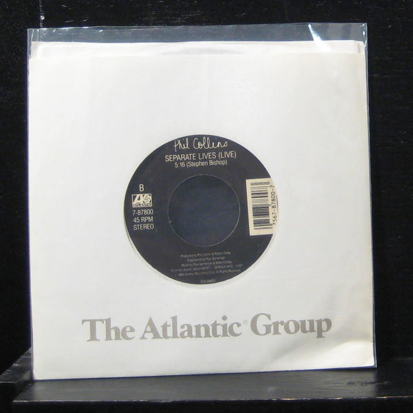Phil Collins - Hang In Long Enough / Separate Lives 7" Mint- 7-87800 Vinyl 45 - Shuga Records