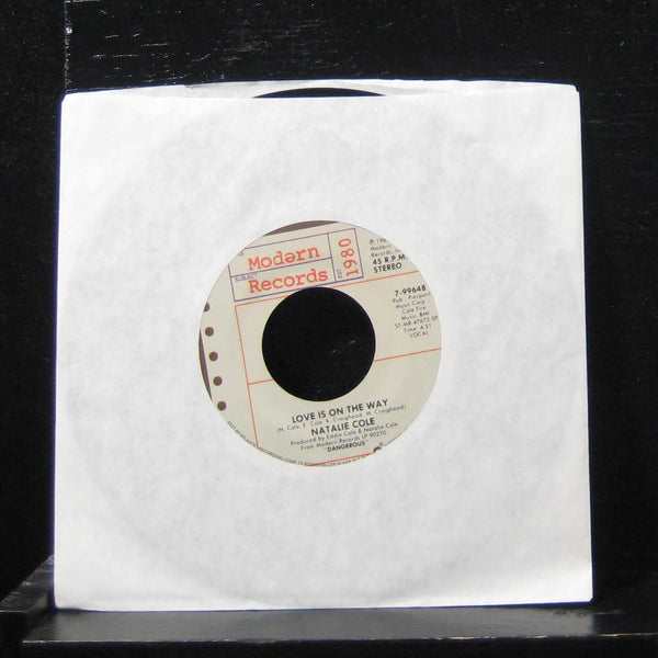 Natalie Cole - Dangerous / Love Is On The Way 7" Mint- 7-99648 Vinyl 45 Modern - Shuga Records