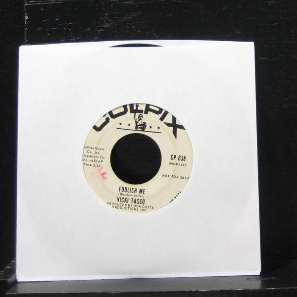 Vicki Tasso - The Sound Of The Hammer / Foolish Me 7" VG CP 638 Vinyl 45 Promo - Shuga Records