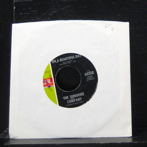 The Sunshine Company - On A Beautiful Day 7" VG+ 66308 Vinyl 45 - Shuga Records