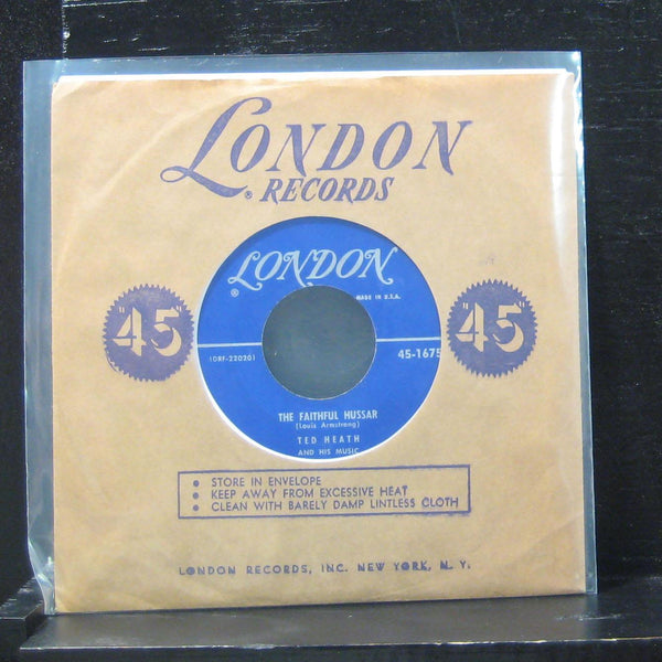 Ted Heath - The Faithful Hussar 7" Mint- 45-1675 Vinyl 45 London Records 1956 - Shuga Records
