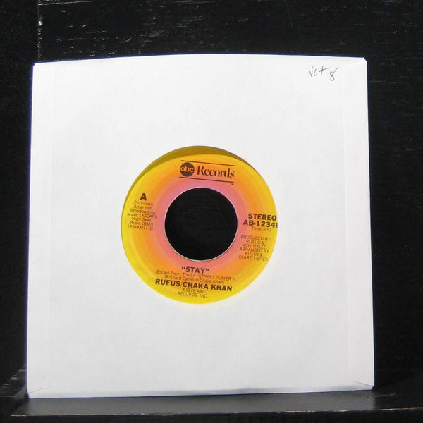 Rufus / Chaka Khan - Stay / Change Your Ways 7" VG+ AB-12349 Vinyl 45 - Shuga Records