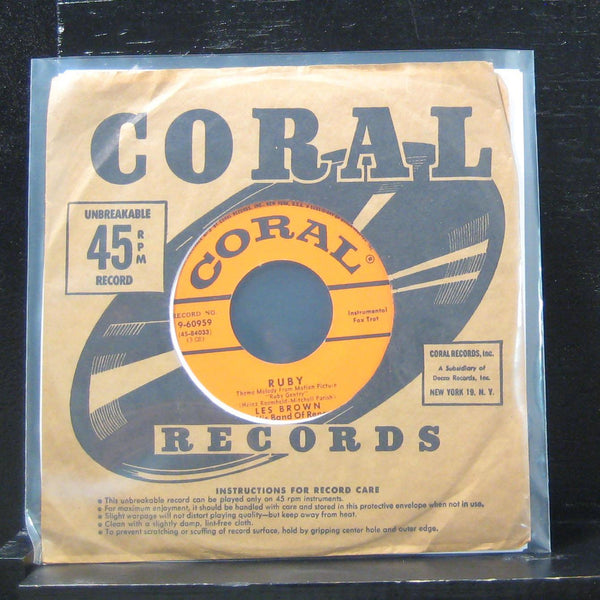 Les Brown - Ruby / Midnight Sun 7" Mint- 9-60959 Vinyl 45 Coral USA - Shuga Records