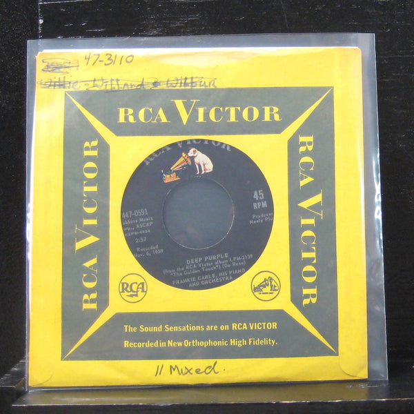 Frankie Carle - Deep Purple / Roses In The Rain 7" VG+ 447-0591 Vinyl 45 - Shuga Records