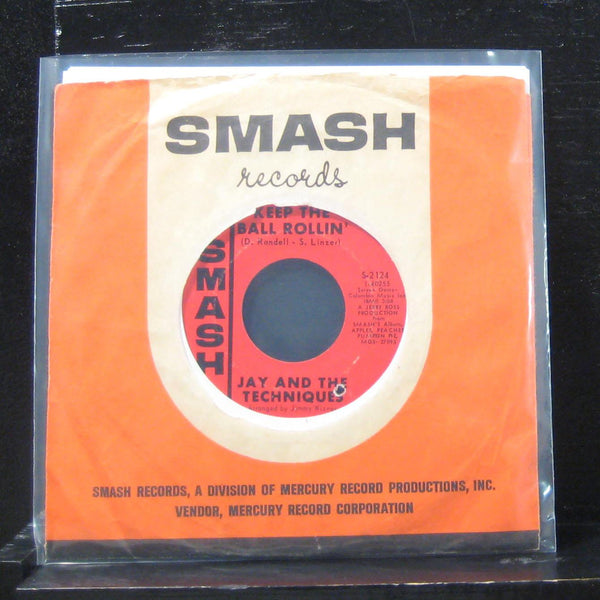 Jay And The Techniques - Keep The Ball Rollin 7" VG+ S-2124 Vinyl 45 - Shuga Records