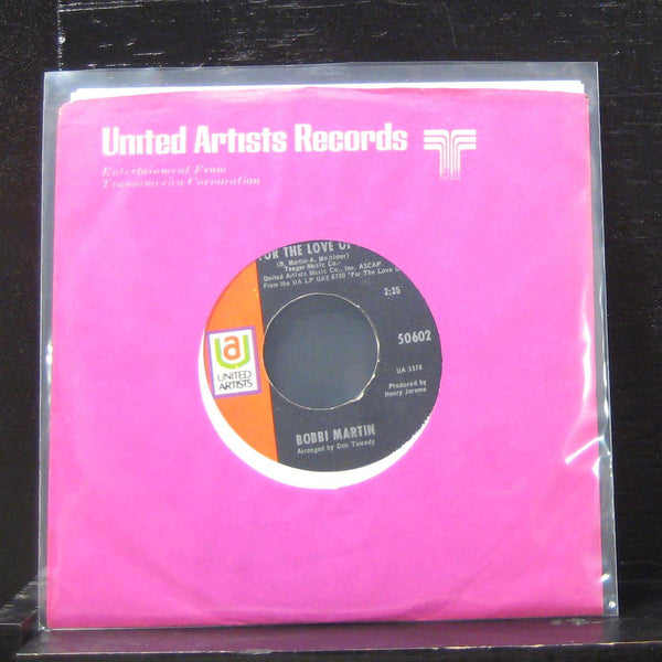 Bobbi Martin - For The Love Of Him / I Think Of You 7" VG+ 50602 Vinyl 45 - Shuga Records