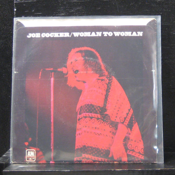 Joe Cocker - Woman To Woman / Midnight Rider 7" VG+ AM 1370 Vinyl 45 - Shuga Records