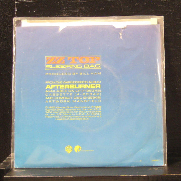 ZZ Top - Sleeping Bag / Party On The Patio 7" Mint- 7-28884 Vinyl 45 Warner Bros - Shuga Records