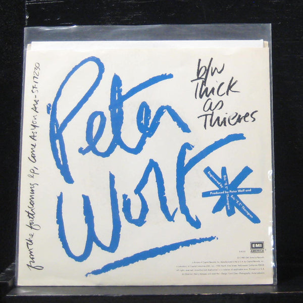 Peter Wolf - Come As You Are / Thick As Thieves 7" Mint- B-8350 Vinyl 45 - Shuga Records