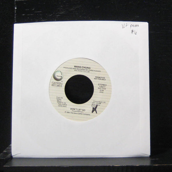 Wang Chung - Don't Let Go / There Is A Nation 7" VG+ 7-29377 Vinyl 45 Promo - Shuga Records