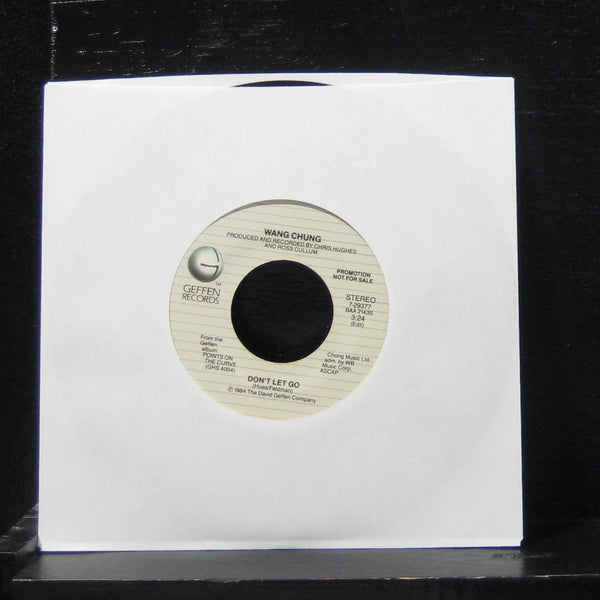 Wang Chung - Don't Let Go / There Is A Nation 7" VG+ 7-29377 Vinyl 45 Promo - Shuga Records