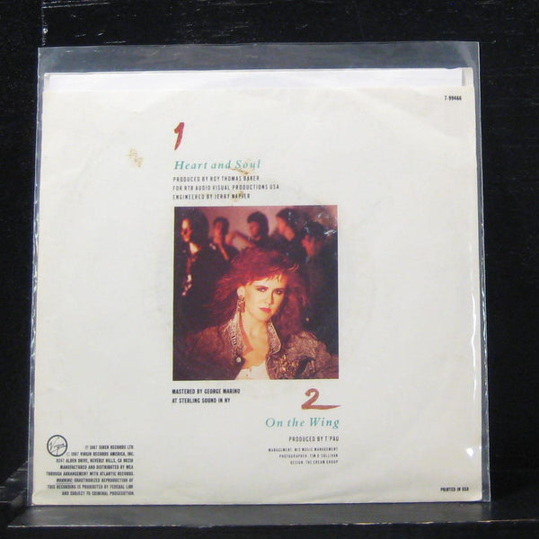 T'Pau - Heart And Soul / On The Wing 7" Mint- 7-99466 Vinyl 45 Virgin - Shuga Records