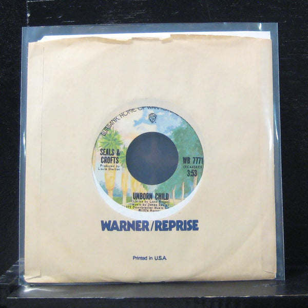 Seal & Croft - Unborn Child / Ledges 7" Mint- WB 7771 Vinyl 45 Warner Bros - Shuga Records