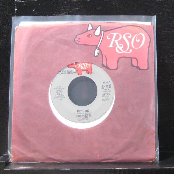 Rockets - Desire / Troublemaker 7" Mint- RS 1022 Vinyl 45 Promo RSO 1980 - Shuga Records