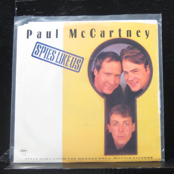 Paul McCartney & Wings - Spies Like Us / My Carnival 7" Mint- B-5537 Vinyl 45 - Shuga Records