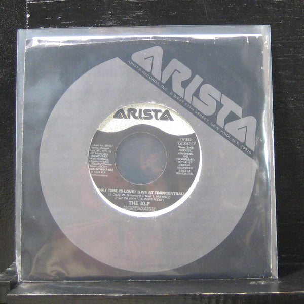 The KLF - What Time Is Love? (Live At Trancentral) 7" Mint- 12365-7 Vinyl 45 - Shuga Records
