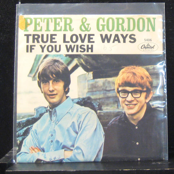 Peter & Gordon - True Love Ways / If You Wish 7" VG 5406 Vinyl 45 Capitol 1965 - Shuga Records